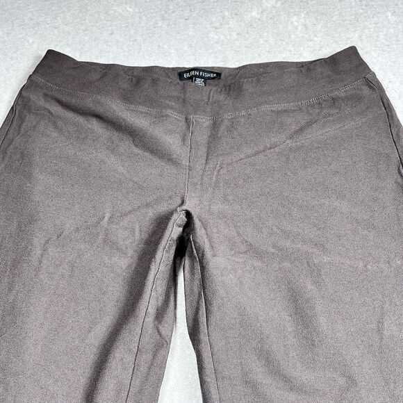Eileen Fisher Pants Womens X-Small Gray Washable Stretch Ankle Crepe Straight - Picture 2 of 11